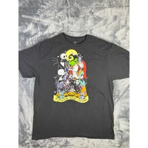 Disney The Nightmare Before Christmas T-Shirt Men’s XL Jack‎ Skellington Graphic